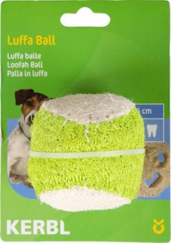 Luffa Ball - Hundespielzeug - verdauliches, pflanzliches Naturprodukt